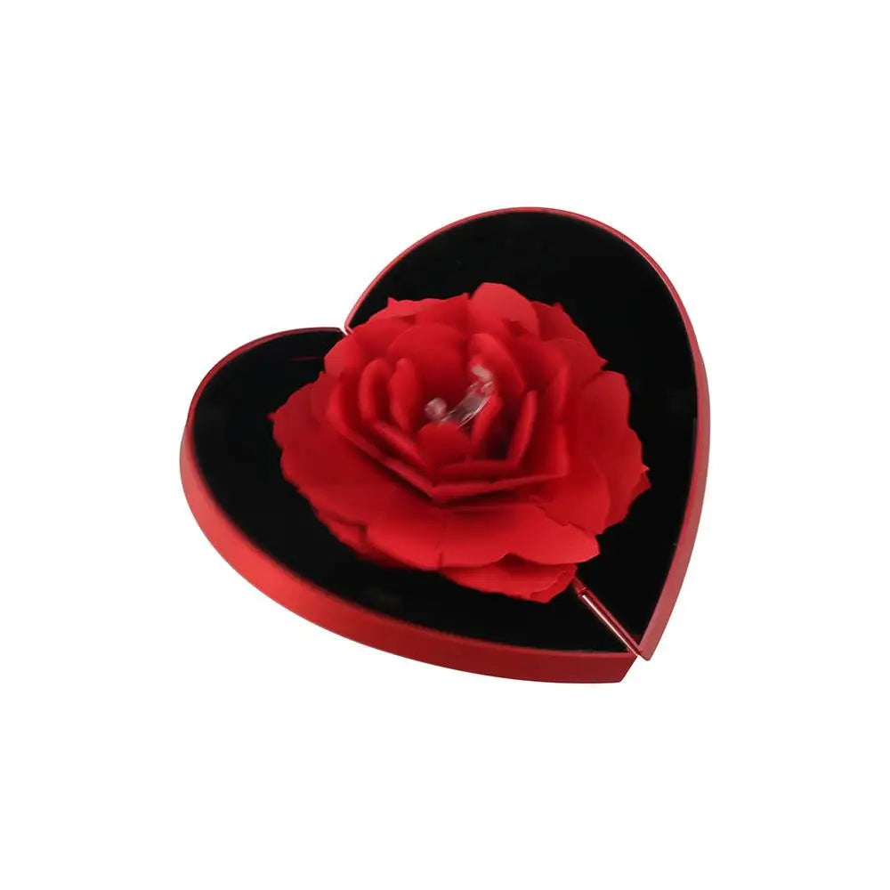 Rose Ring Box – Romantic Gift Display Case